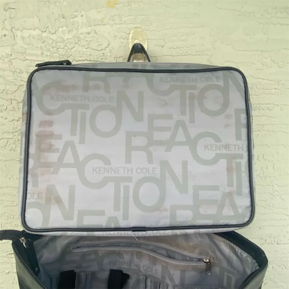Kenneth Cole Reaction Women's Black Laptop Tote Bag Workwear